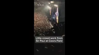 Paul McCartney at Coors Field