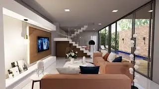 ✅PROJETO DE SOBRADO COM 3 QUARTOS PARA TERRENO 8x18