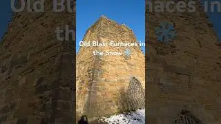 Old blast furnaces in the snow!