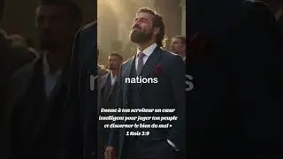 Donne &agrave; ton serviteur un c&oelig;ur intelligent pour juger ton peuple et discerner le bien du mal. &raquo;