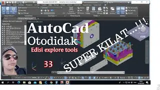 Autocad otodidak super kilat part 33 osnap.endpoint,midpoint sampai parallel