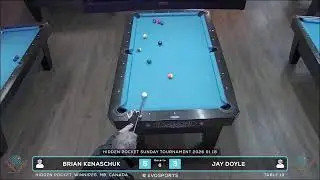 BRIAN KENASCHUK vs JAY DOYLE - HIDDEN POCKET - TABLE 10 | EvoSports