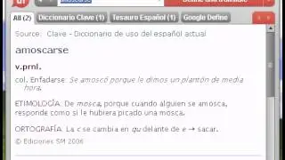Definici&oacute;n de amoscarse
