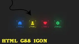 AMAZING ICON USING HTML CSS|DO YOU KNOW THIS DESIGN?@pinkweb0#html#css