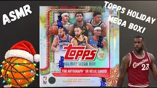 ASMR | Уютный праздничный выпуск ❄️ Открытие мега-бокса Topps Holiday | Шепот + шуршание
