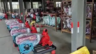 100mm 4 inch centrifugal pump with 8HP diesel engine+Fixed base