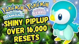 I Spent Almost TWO YEARS Shiny Hunting This Pok&eacute;mon.. SHINY PIPLUP REACTION IN POKEMON BDSP!