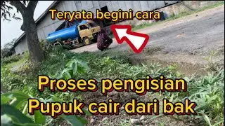 cara pengisian pupuk cair di truk tangki