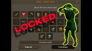 I CAN ONLY LEVEL MY HP! RUNESCAPE SKILL LOCKED #1