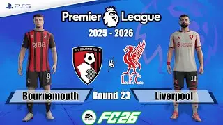 Bournemouth vs. Liverpool | Premier League 25/26 | Full Match | FC 26 - PS5&trade;[4K]