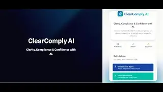 ClearComply AI-Based Tax & GST Assistant for Indians | Demo Video | School Innovation Marathon 2025