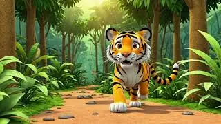 The Alphabet Jungle Bounce with Tiger | ABC Animal Adventure Song for Kids