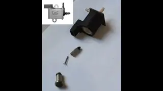 Desmontando uma Válvula Solenoide de Partida a Frio