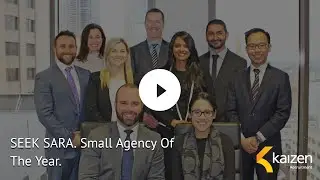 SEEK SARA. Small Agency Of The Year.