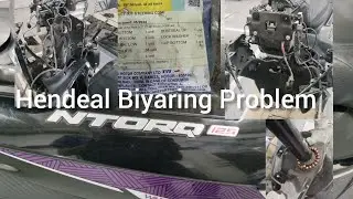 TVs ntorq front suspension t problem solution scooty handle t banded problem