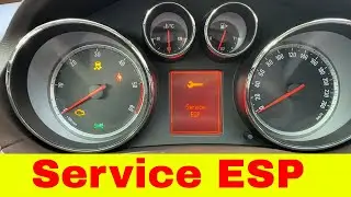 Service ESP. C0710. Opel Insignia