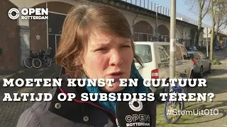 STEM UIT DE WIJK - Moet cultuur altijd gesubsidieerd worden vanuit de gemeente?