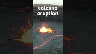 end of the world - volcano | volcano eruption - living hell #4k #travel #explore #volcano #shorts