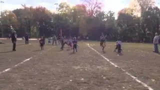 Zack throws to Aiden