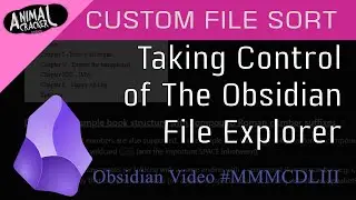 Obsidian Custom Sort Plugin!