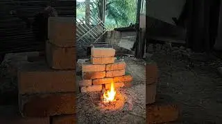 Traditional way of making a knife  #firework #SteelProcessing