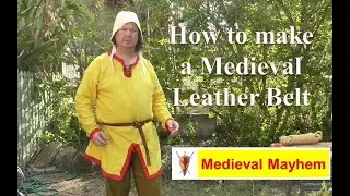How to make a Medieval Leather Belt