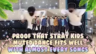 PROOF THAT STRAY KIDS MUTED DANCE FITS WELL WITH ALMOST EVERY SONG