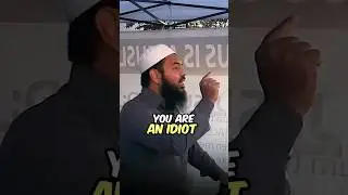 🤬🔥RACIST Islamophobe gets put in his place by Muslim! #shorts