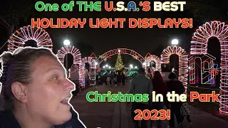 Christmas in the Park 2023 at Lafreniere Park in Metaire, Louisiana. A UNIQUE WINTER WONDERLAND!