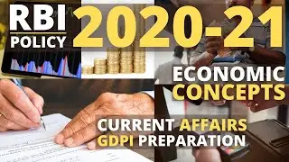 RBI Policy 2020 - 21 | Economic Concepts | Current Affairs | GDPI Preparation