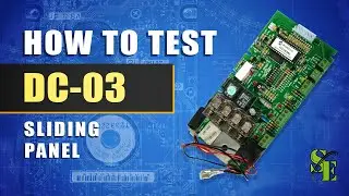 How to Test DC-03 3 Speed Counter DC Sliding Panel with OAE Motor 9 ( ENG Version )