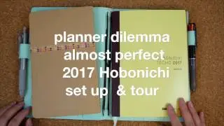planner dilemma | almost perfect | 2017 Hobonichi Cousin Avec Set Up