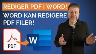 Rediger PDF filer direkte i Word