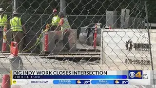 DigIndy nearing final year of work as it closes southeast side intersection