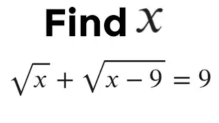 A Nice Math Problem. Find x.#viral #maths #subscribe