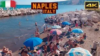 Naples, Italy 🇮🇹 Summer Walk - WalkingTour 4K-UHD (17 min)