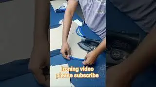 t shirt or shorts ko set kaise lagate h। सेट को कैसे आयरनिंग करते है।#vishal #fashion #ironing