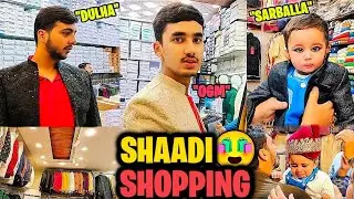 Shaadi Series Ep-1😁Dulha or Sarballa ki Shaadi Shopping Start😀