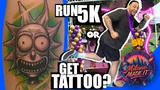 Colorful Rick & Morty Tattoo + 5K Event Vibes! | MilanoMadeIt