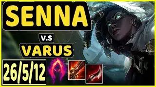 DE&aacute;DLY (SENNA) vs VARUS - 26/5/12 KDA BOTTOM ADC GAMEPLAY - EUW Ranked GRANDMASTER