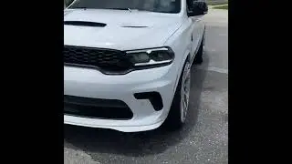 White Hellcat Dodge Durango on 26's Forgiatos by Coast 2 Coast Customs