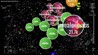 Agar.io | lovealone & Maroto #102 // Duo takeover 70k mass