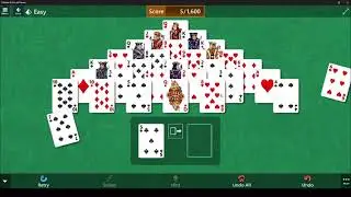 Microsoft Solitaire: Pyramid (Easy Level) - Easy Street Mini Event