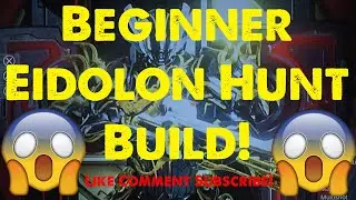 Warframe | Eidolon Void strike Rubico prime build!