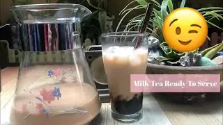 DIY Okinawa Milk Tea 😊