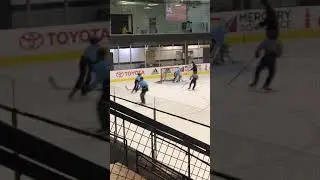 Jackson Silverberg denies Kyle Clifford of the LA Kings