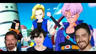 Josh Keaton as Trunks vs Robin Atkin Downes as Android 17 and Ashly Burch as Android 18 (DBZ Re-Dub)