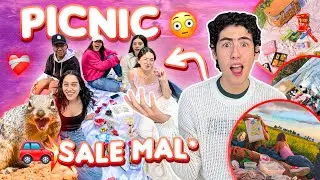 Hice un PICNIC AESTHETIC y sali&oacute; TODO M4L 🧺✨😭 | Leo Study