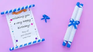 Rolling Birthday card | Birthday special card | Easy birthday card 2022 | Birthday gift ideas| DIY