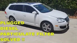 Устранение засора сажевого фильтра дизельного двигателя VW TDI — P2002 / P401, решено почти за 0 ...